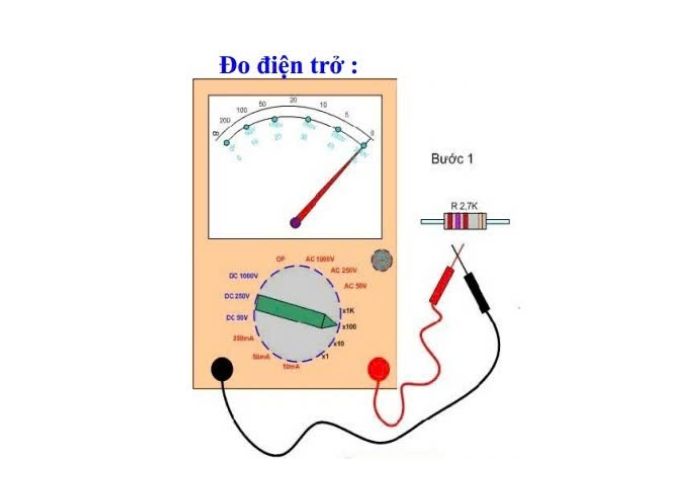 Hướng dẫn dùng VOM đo điện trở và trở kháng